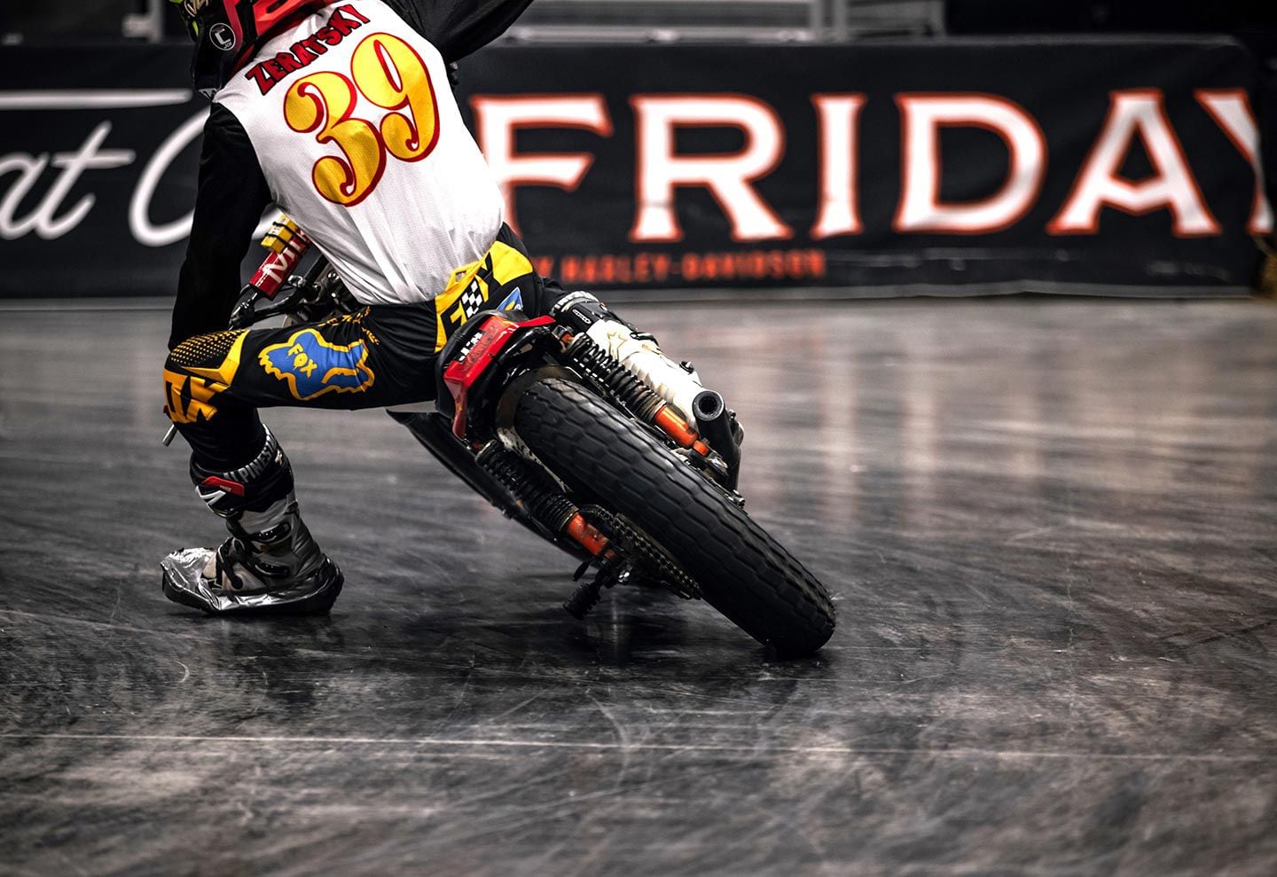For the first time, The One Show organizers partnered up with Milwaukee's Flat Out Friday crew to run the separate flat-track component of the event.