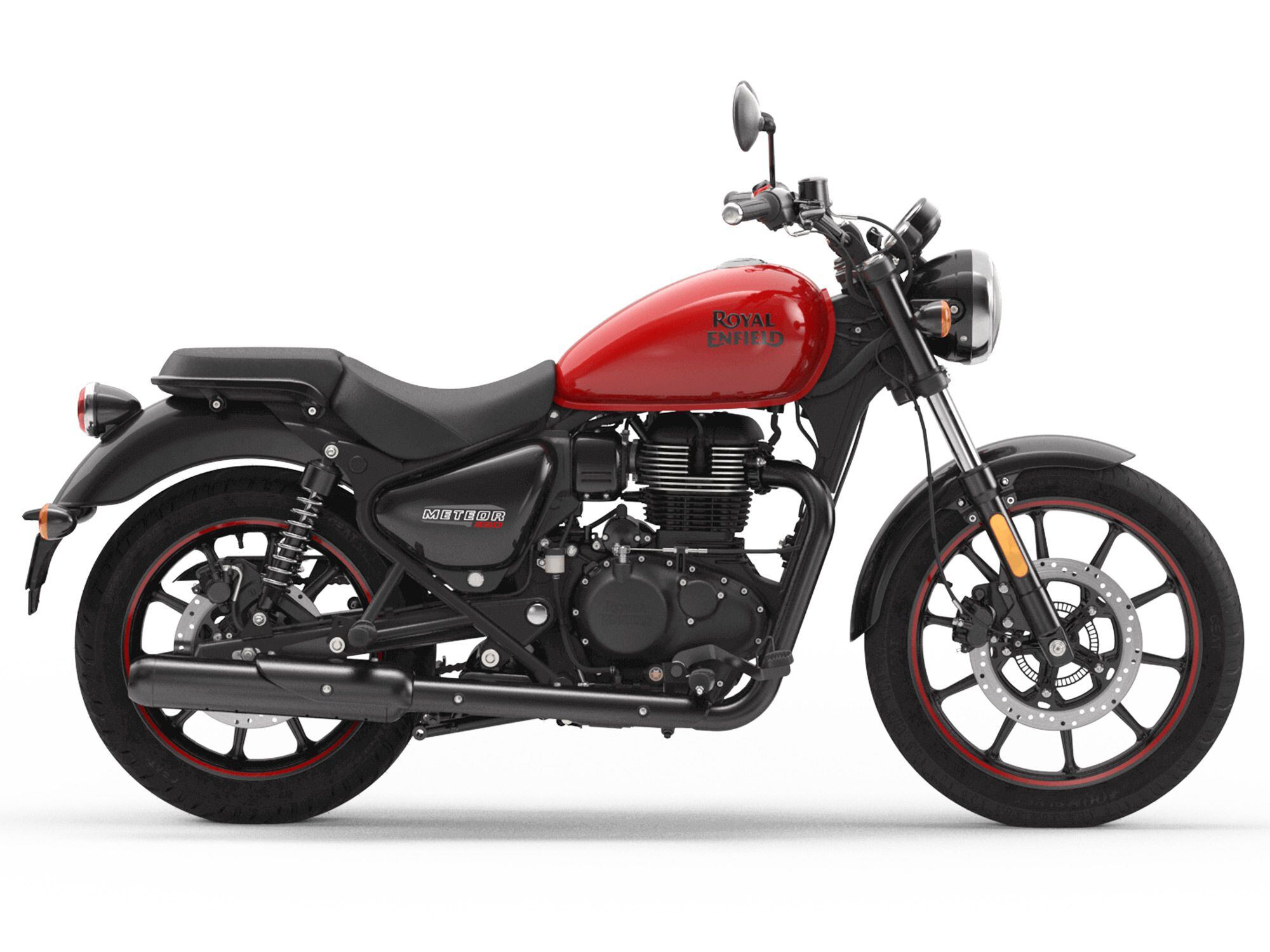 royal enfield meteor 350 red