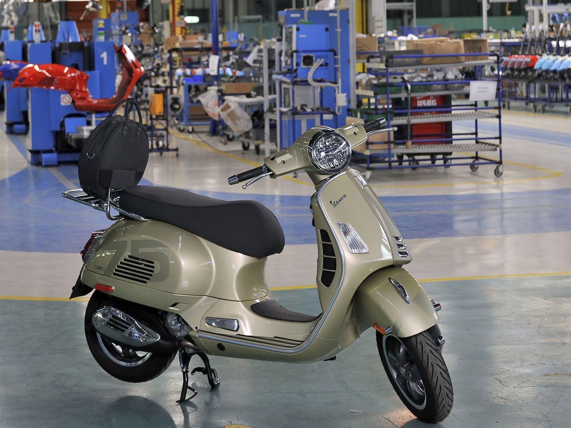 The 19 millionth Vespa unit was an anniversary edition GTS 300.