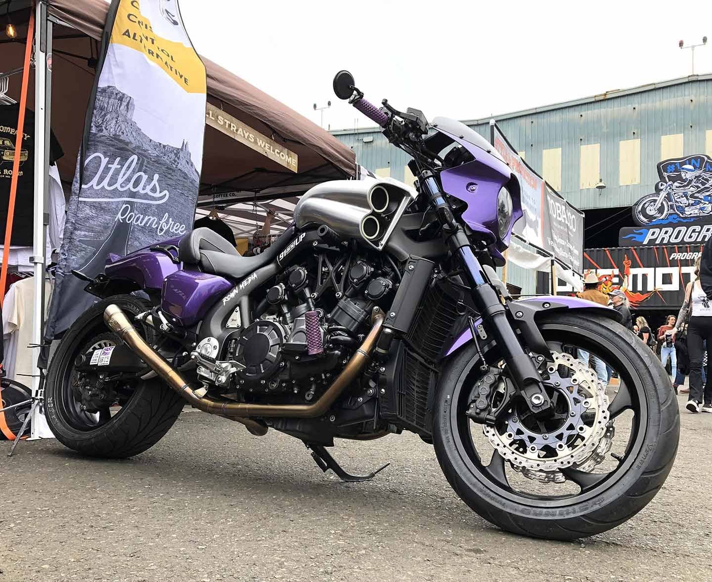 Closing it out with the burly V-Max in all its purple glory.