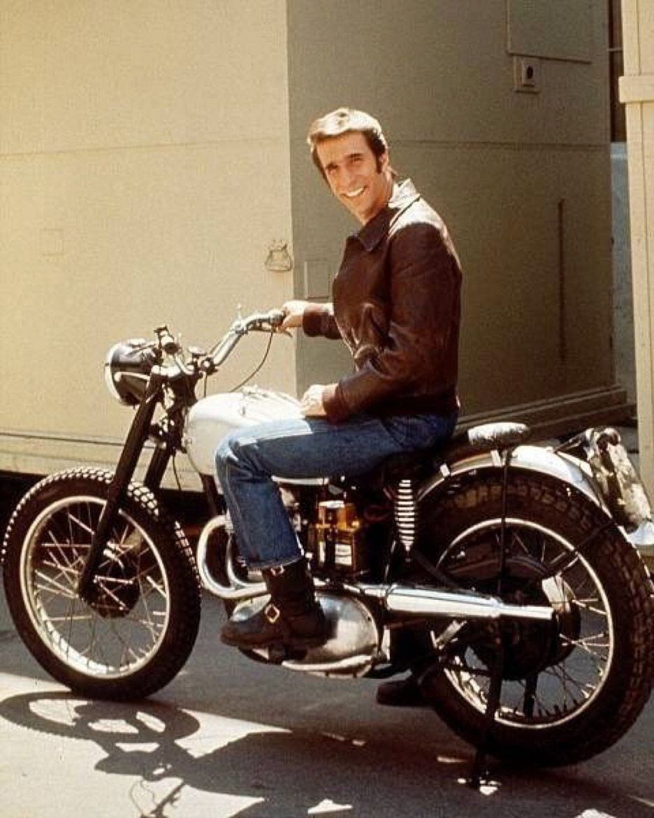 Motorcycles go bubblegum on “Happy Days” (1976).