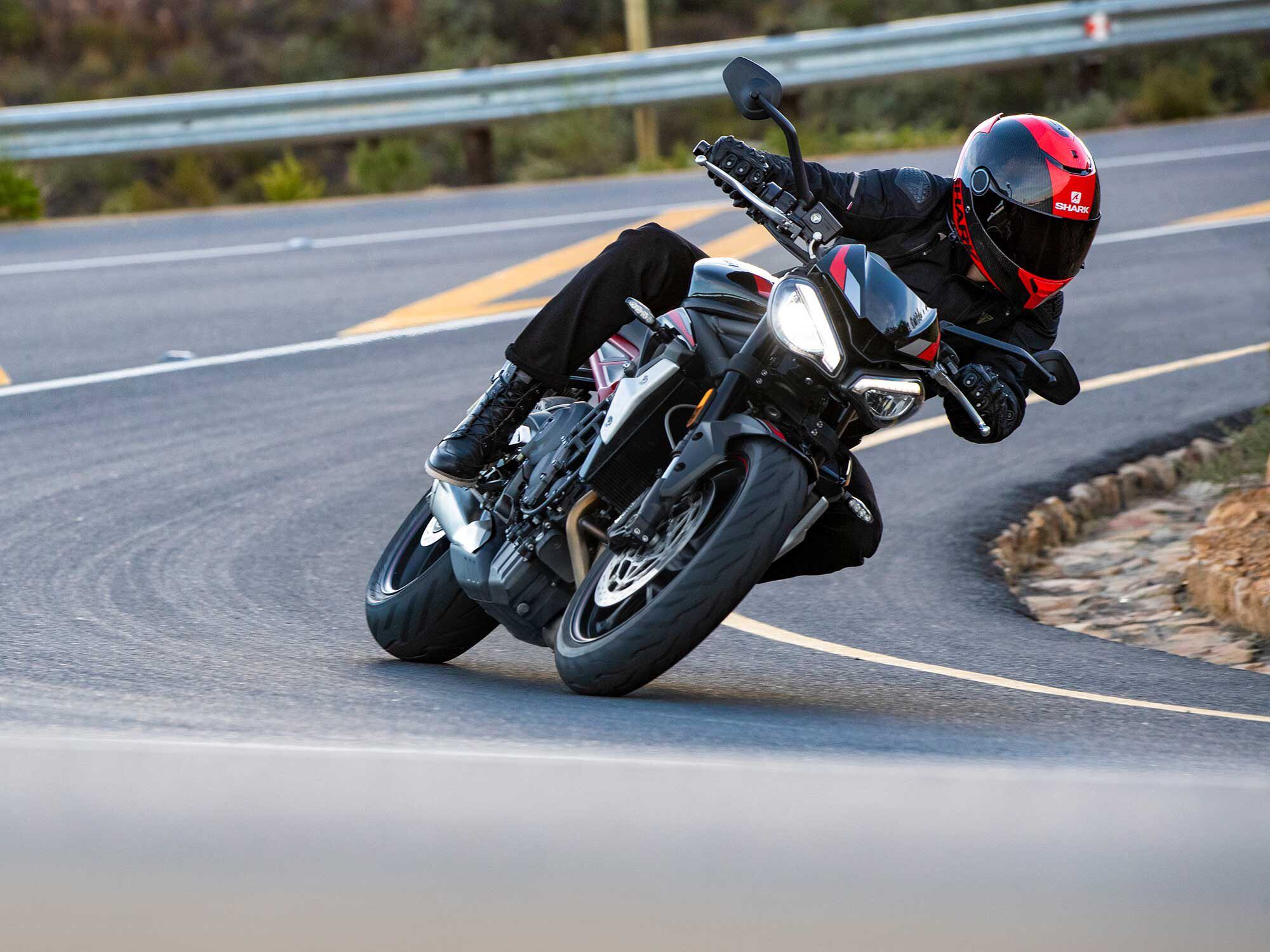 The Triumph Street Triple platform has style and class.