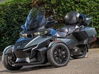 2022 can am spyder r t limited parked on driveway