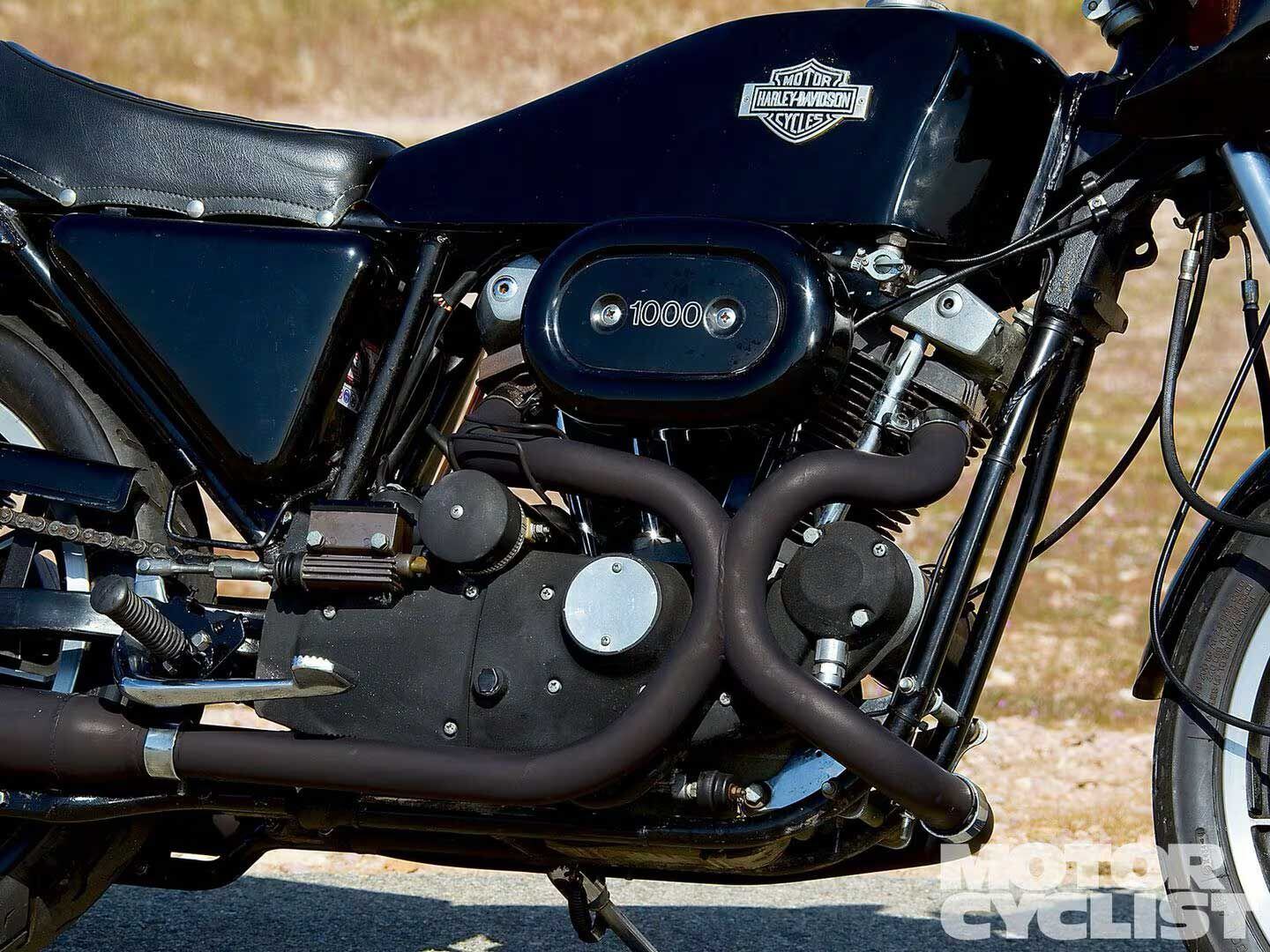Despite the “Siamese” exhaust headers and striking design, the Harley-Davidson XLCR only sold around 3,130 units in three years.