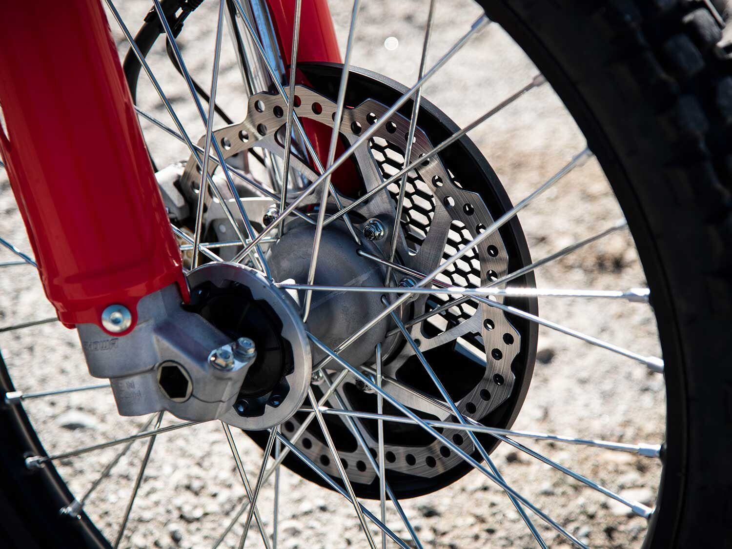 The L variant gets slightly thicker brake rotors and a larger fluid reservoir for increased fade resistance.