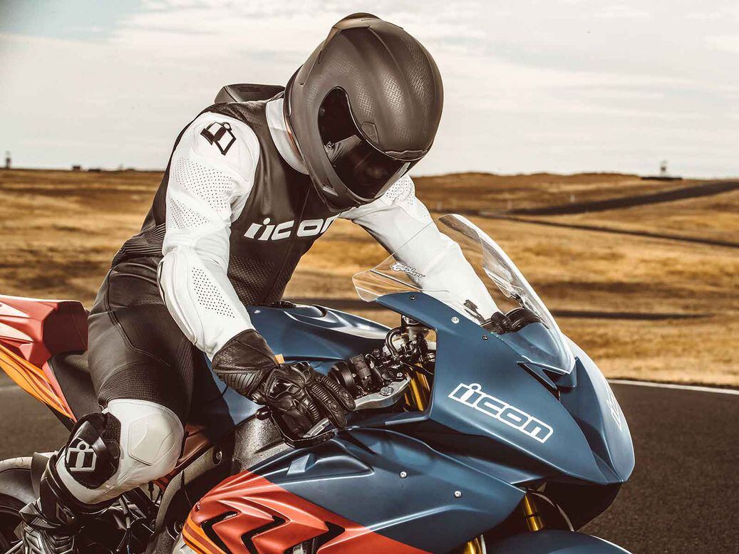 Icon Hypersport Race Suit And Airform Helmet First Look | Motorcyclist