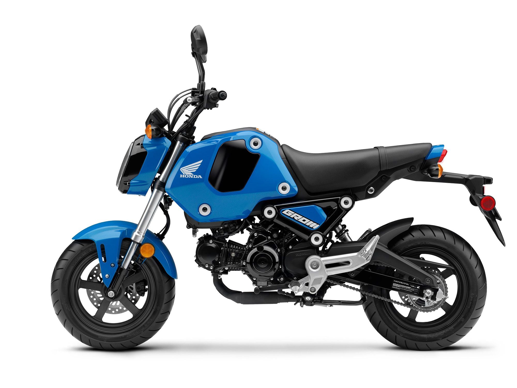 The 2022 Grom gets a fifth gear and updated instrument panel.