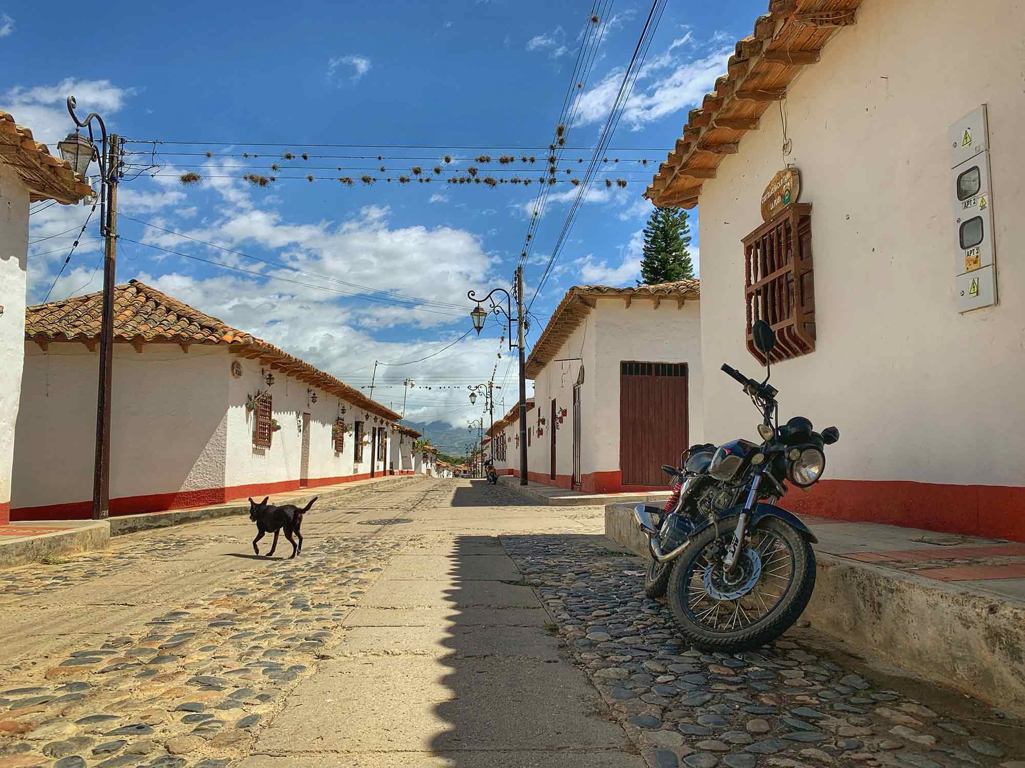 The quiet, lovely streets of Playa de Belen, Colombia, nestled within areas of strife near the Venezuelan border.