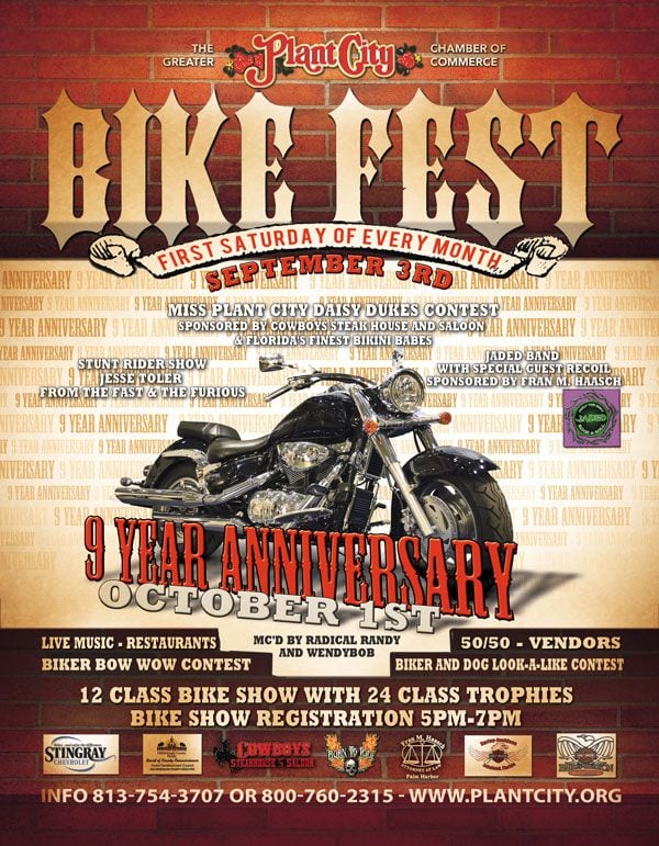 Plant City 9th Anniversary Bike Fest | Motorcyclist