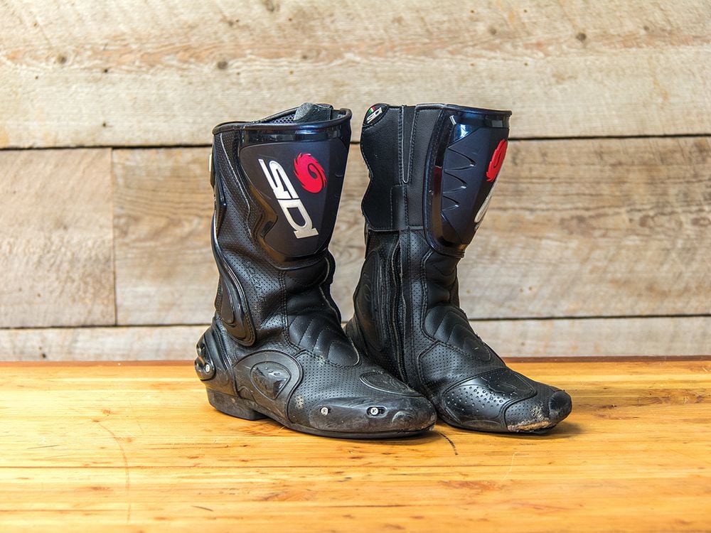 Sidi Streetburner Boots SIDI Vertigo Motorcycle Boots Black/Red