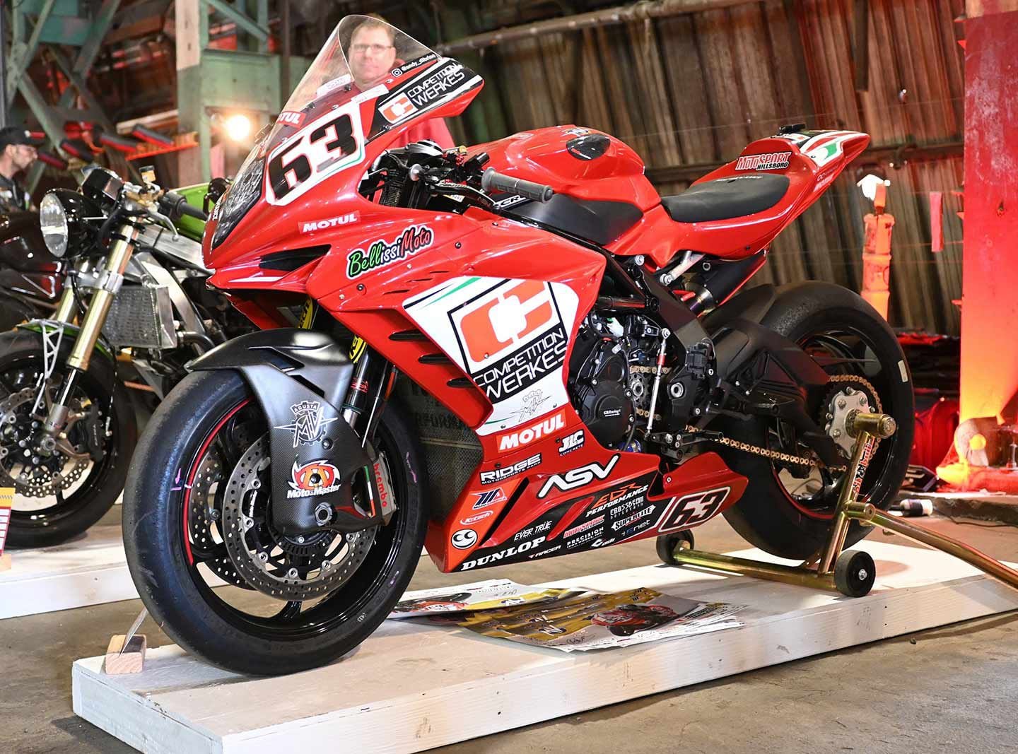 Racebikes can definitely qualify as custom creations, and this MotoAmerica-appearing MV Agusta F3RR from Andy DiBrino and the crew at EDR Performance is a prime example.