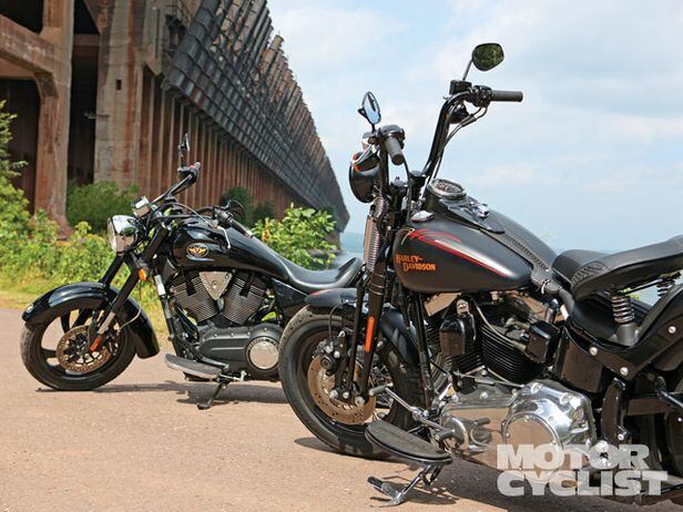 2008 Harley-Davidson Cross Bones Vs. 2008 Victory Kingpin 8-Ball