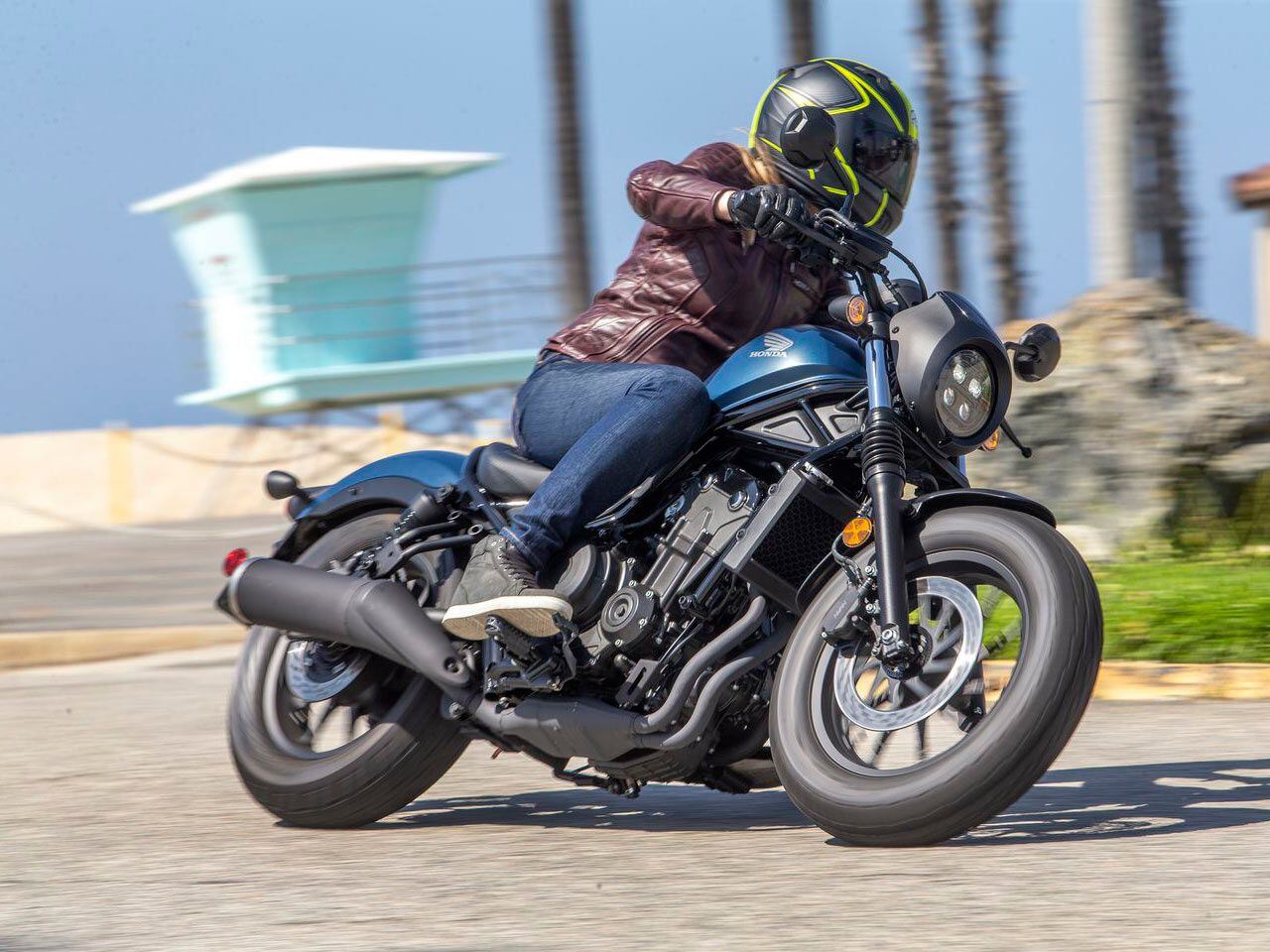 The Honda Rebel 300 and 500 are confidence boosters for women who are just starting out.