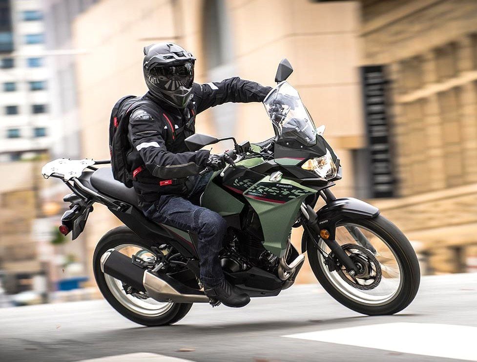 Would-be adventurers not interested in the BMW badge can look to Kawasaki’s similarly equipped Versys-X 300.