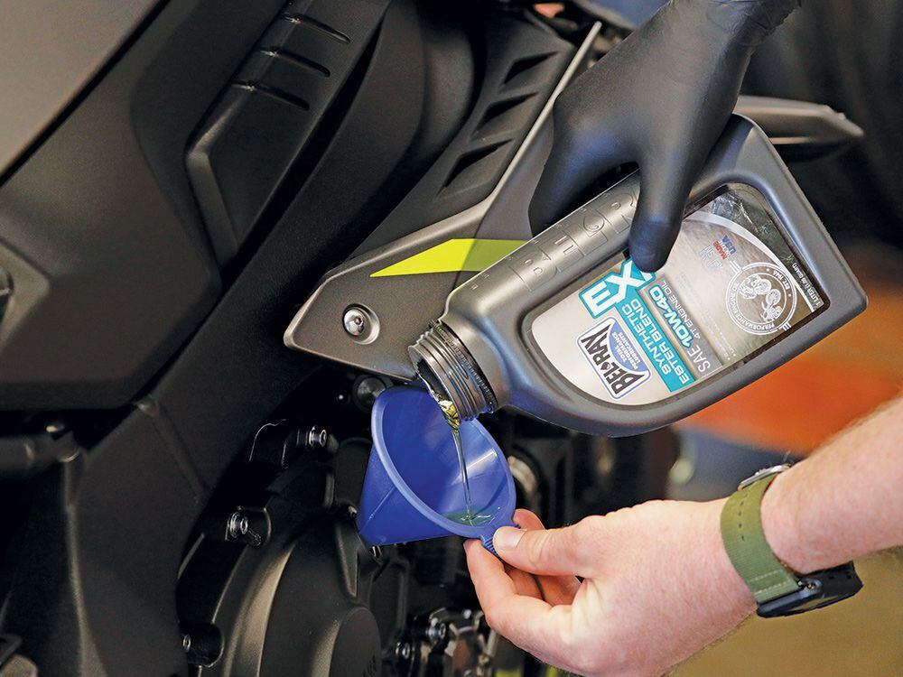 It could be a riding technique issue, or it could just be that you need to change your oil more often.