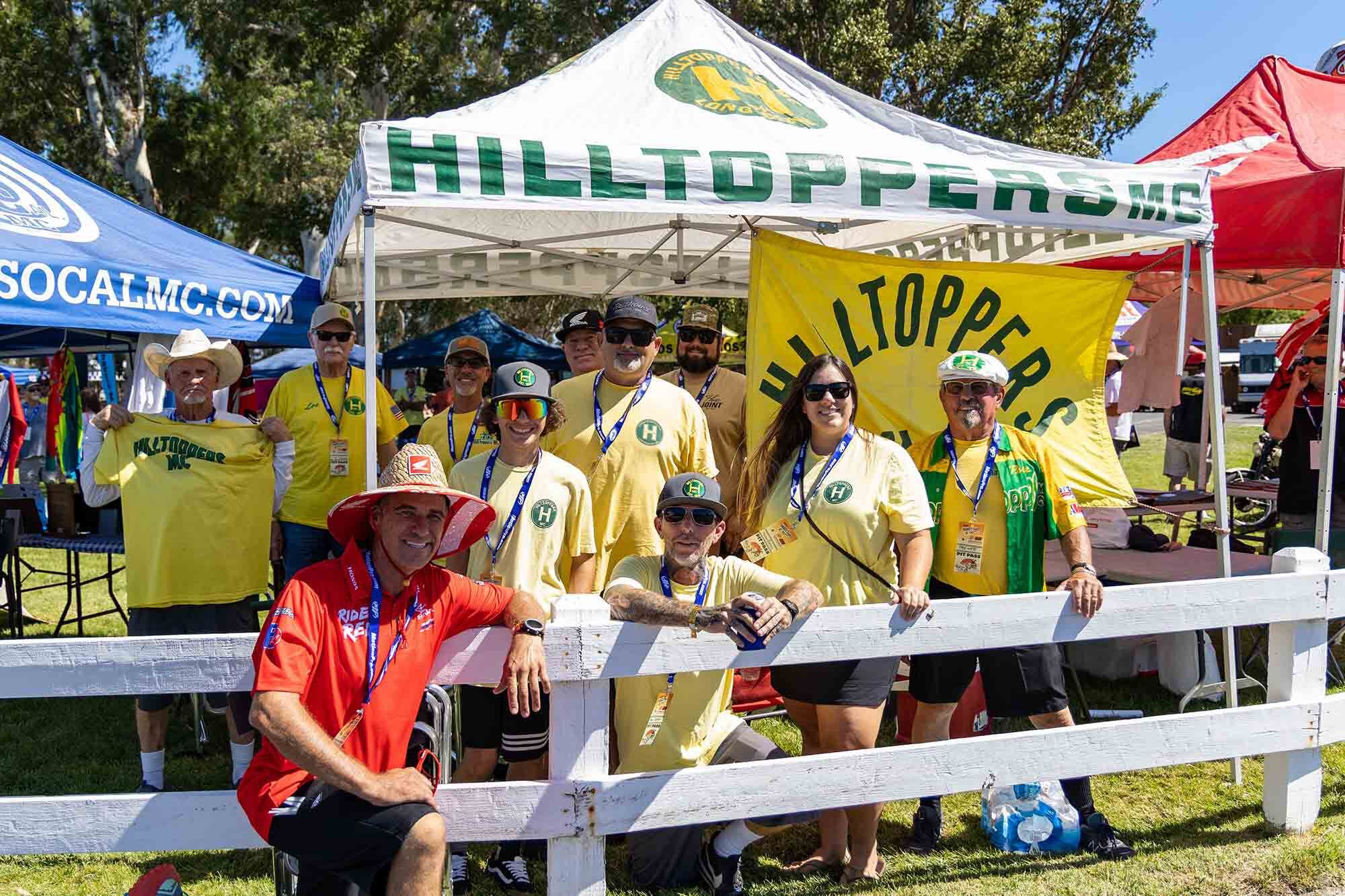 “Our goal was to bring in the clubs and associations that are the backbone of the sport,” said Johnny Campbell, here with AMA District 37 club Hilltoppers MC. “We wanted to see as many clubs as possible join us.”