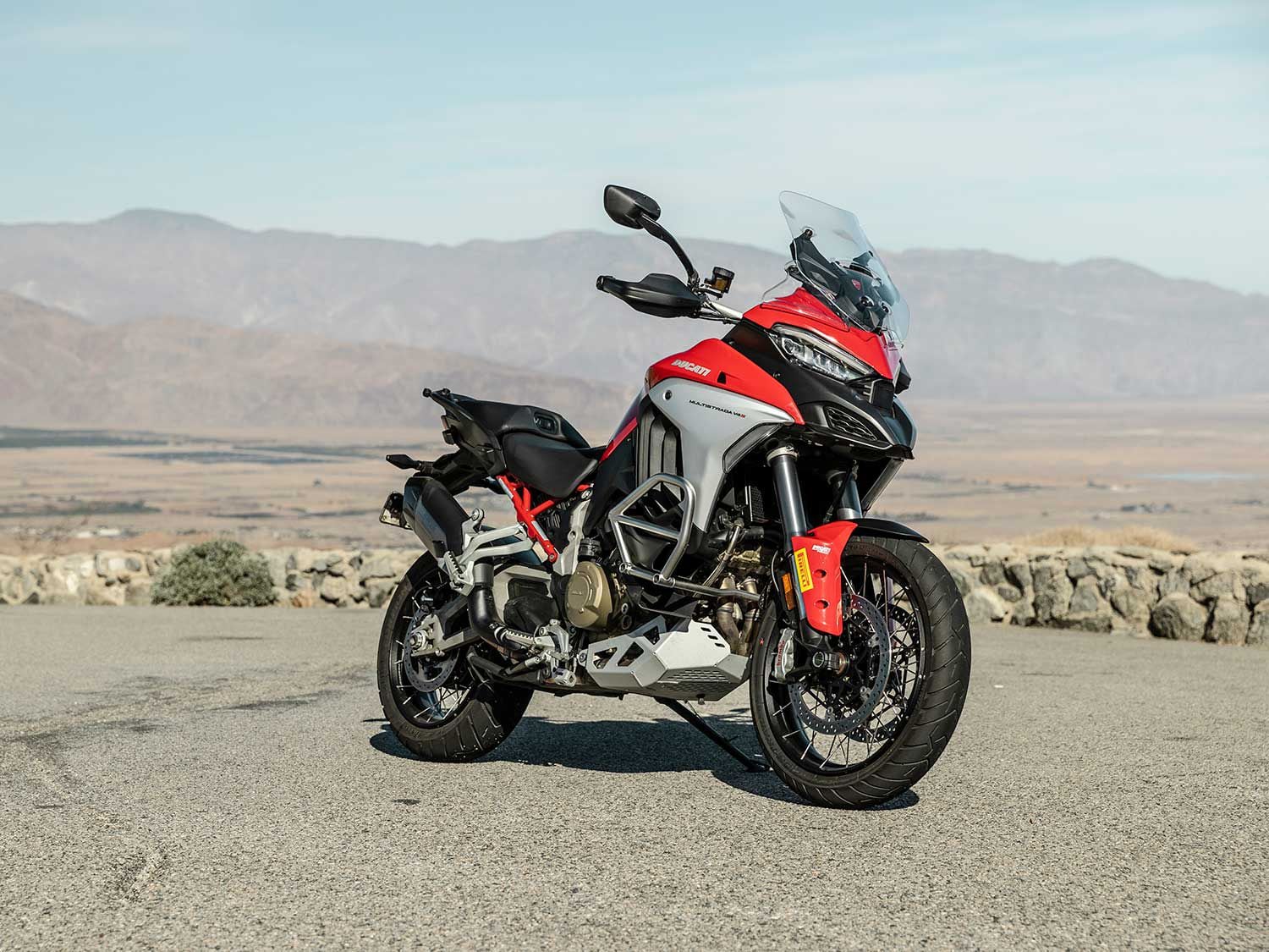 Ducati continues to evolve its Multistrada platform. For 2021 it has been hot-rodded and is more sporty. Yet it also plays nice off-road and is more comfortable, too.
