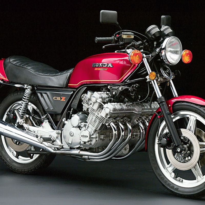  Motocicleta Honda CBX 4cc de seis cilindros