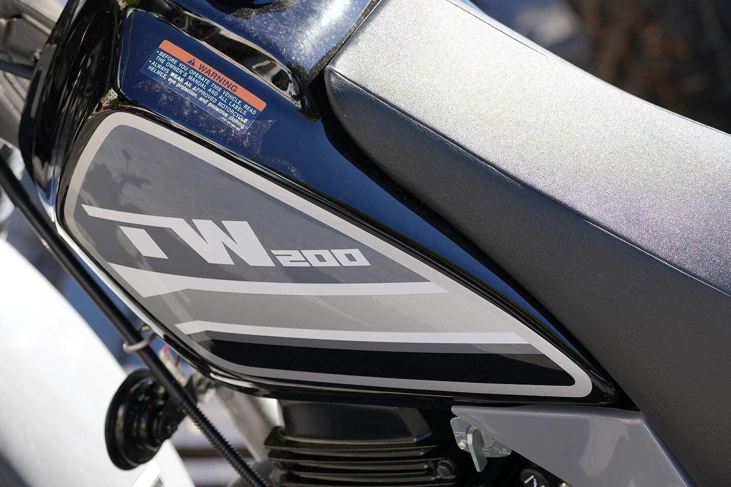 In spite of its $5,000 price tag, the TW200 features quality paint and above average build.