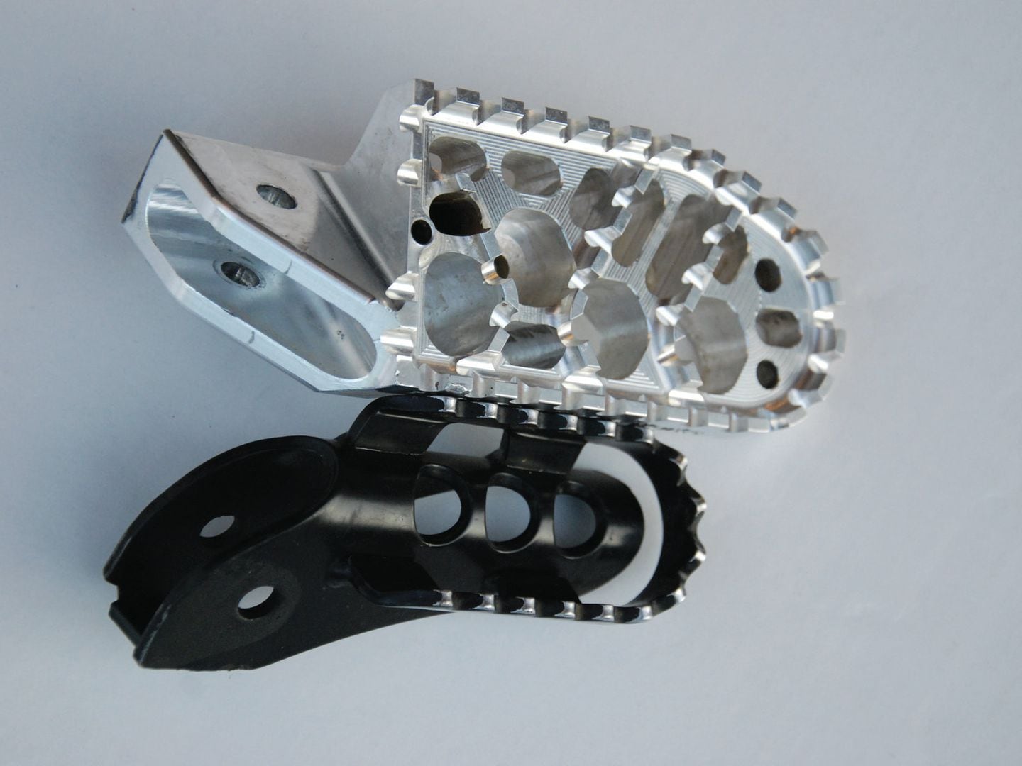 Black Dog Cycle Works Adventure Footpegs Motorcyclist