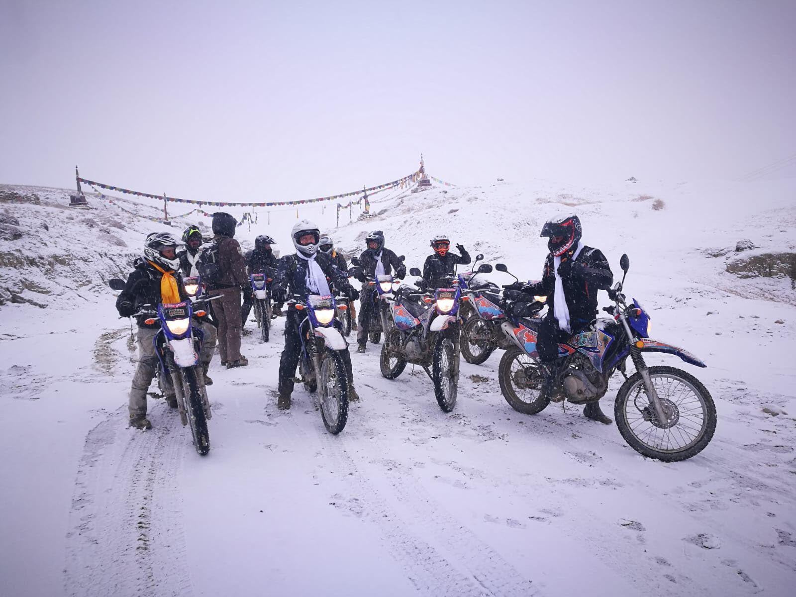 Perhaps the only thing more stressful than experiencing a treacherous day on the road in the Himalayas is when you’re the guide, and therefore responsible for the safety of the other riders.