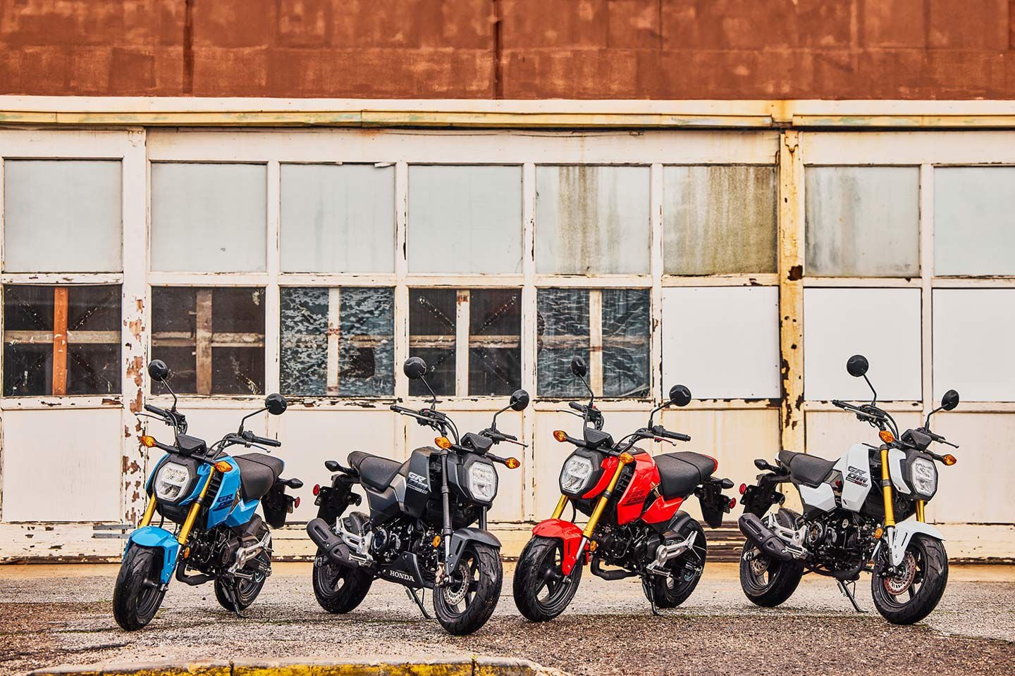 The 2025 Honda Grom will come in three different trims, and four different colors.