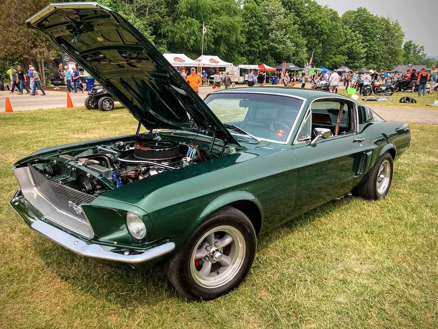 Some cages make the cut at Road America: 1967 (or 1968) Ford Mustang Fastback.