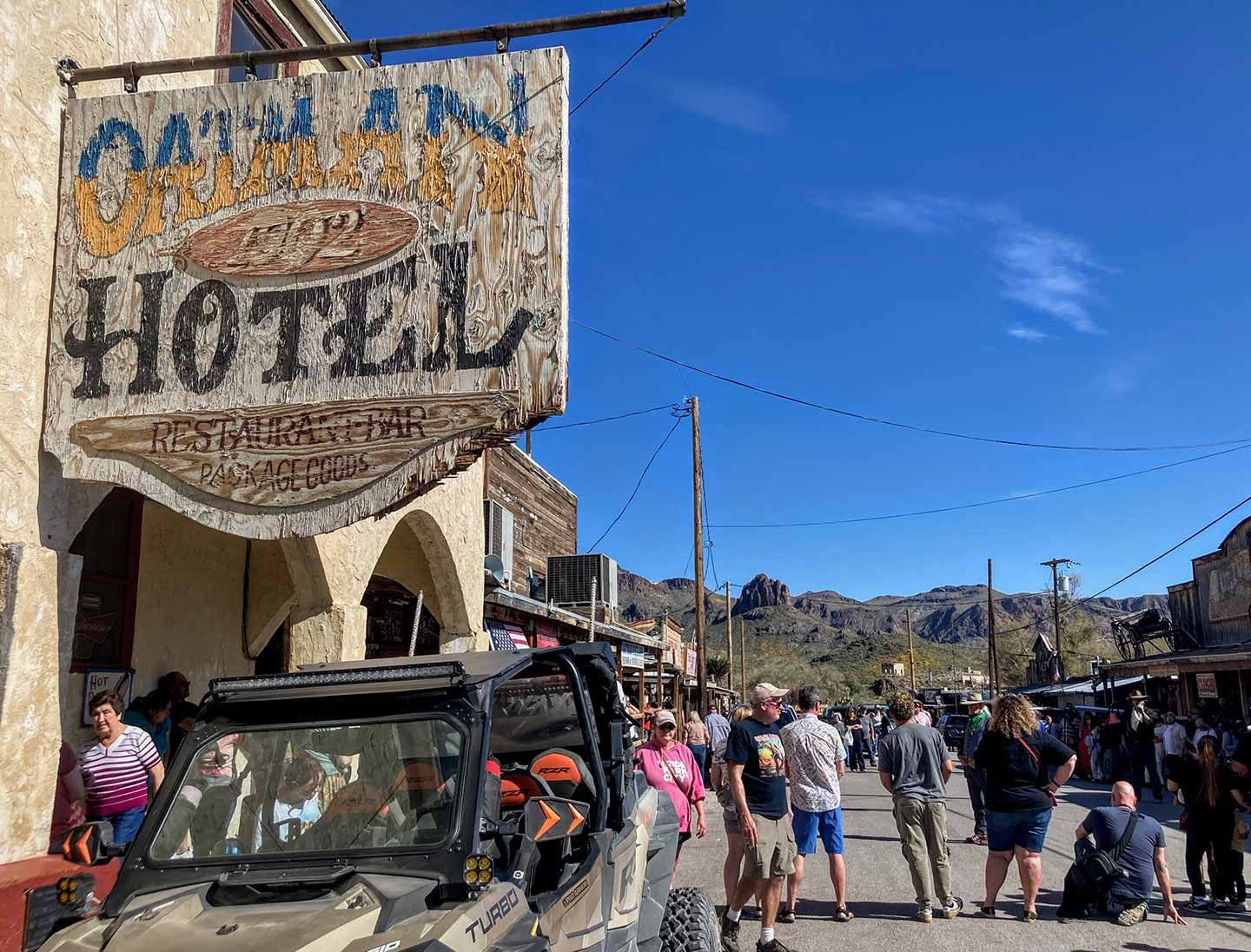 Built in 1902, the Oatman Hotel did not actually host actors Clark Gable and Carol Lombard on their 1939 honeymoon.