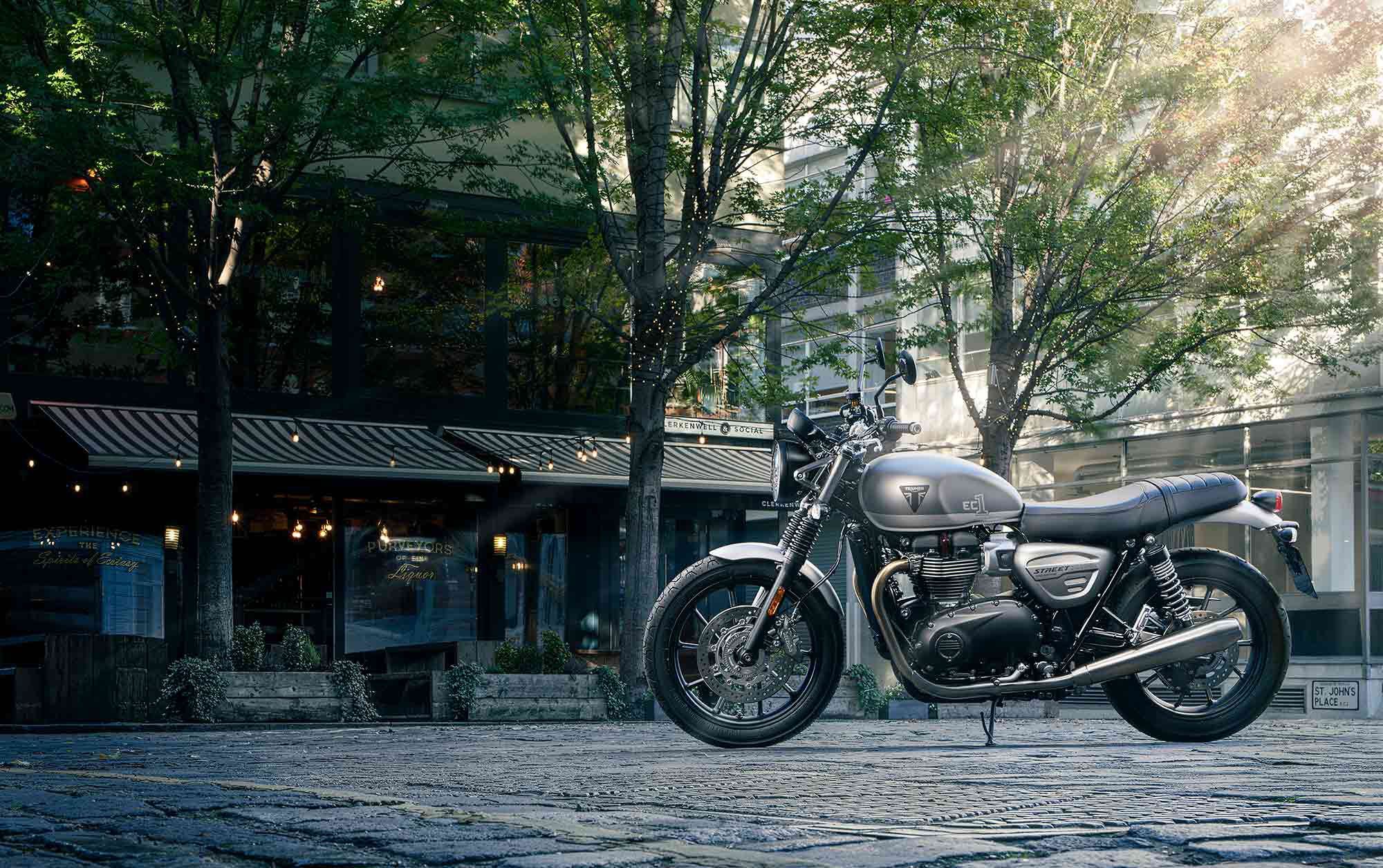 The Street Twin EC1 Special Edition gives a nod to the moto culture of London’s East End.