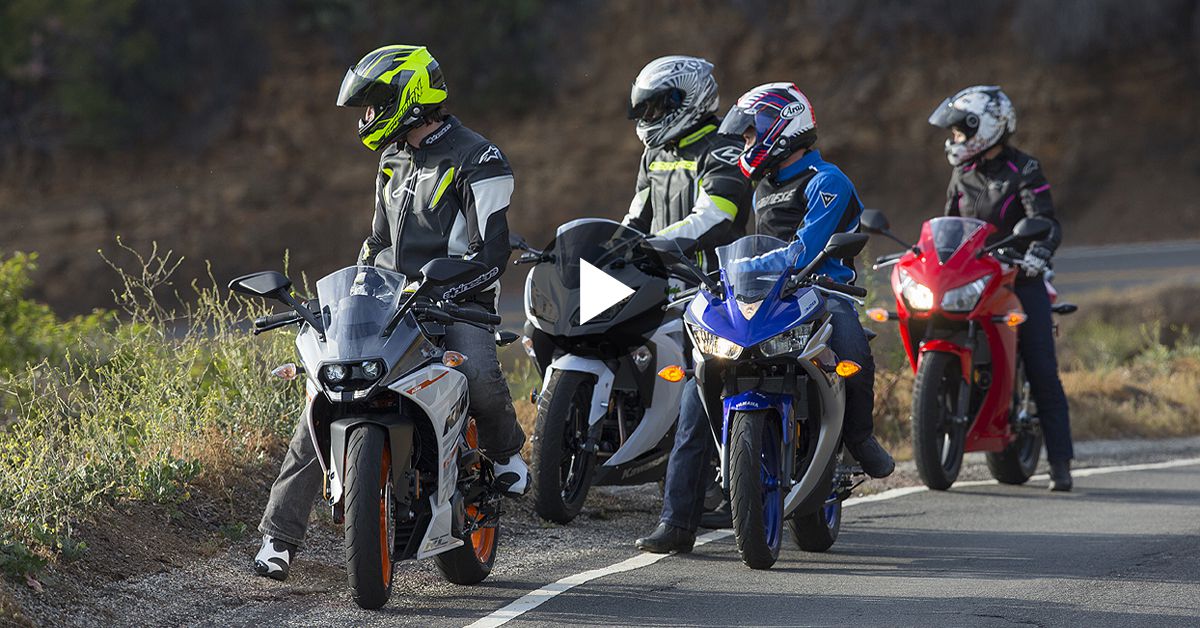 ON TWO WHEELS 2015 Lightweight Sportbike Shootout Motorcyclist