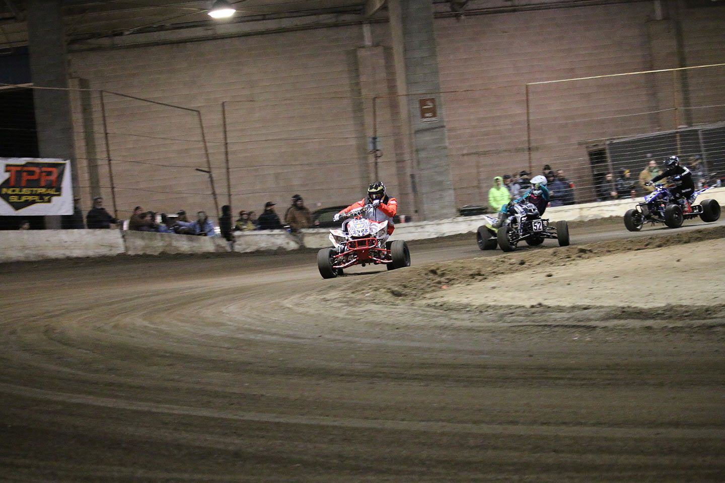 Quads were comin’ in hot at the Cherry City Classic dirt track races.