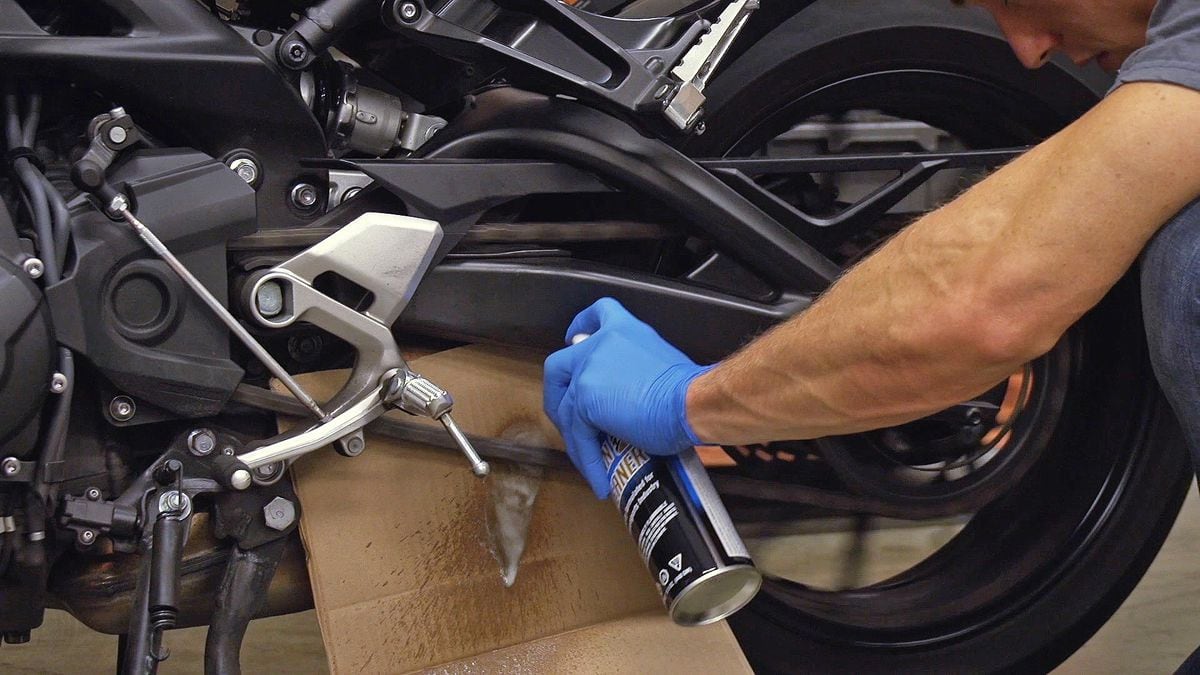 How To Lube Your Motorcycle Chain