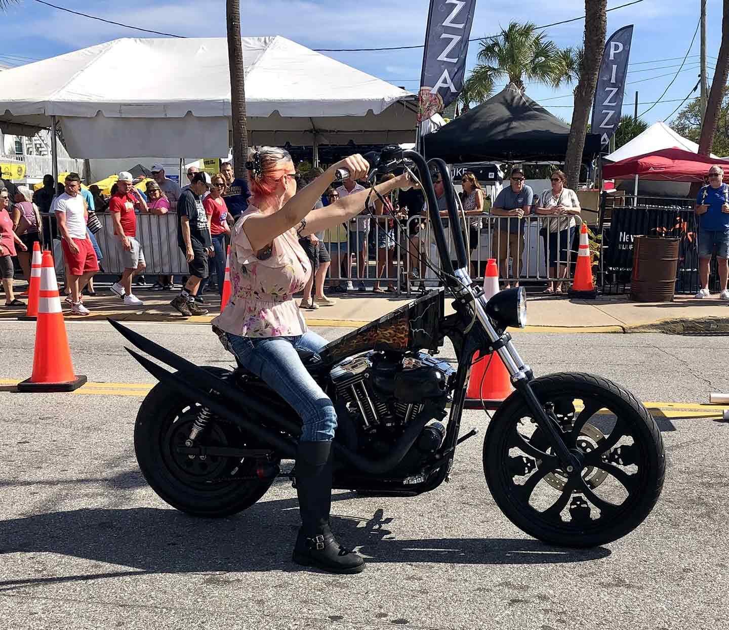 From the speedway to the beach and on everything from sportbikes to dressers to choppers, it was clear there were more women riders than ever at this year’s event.