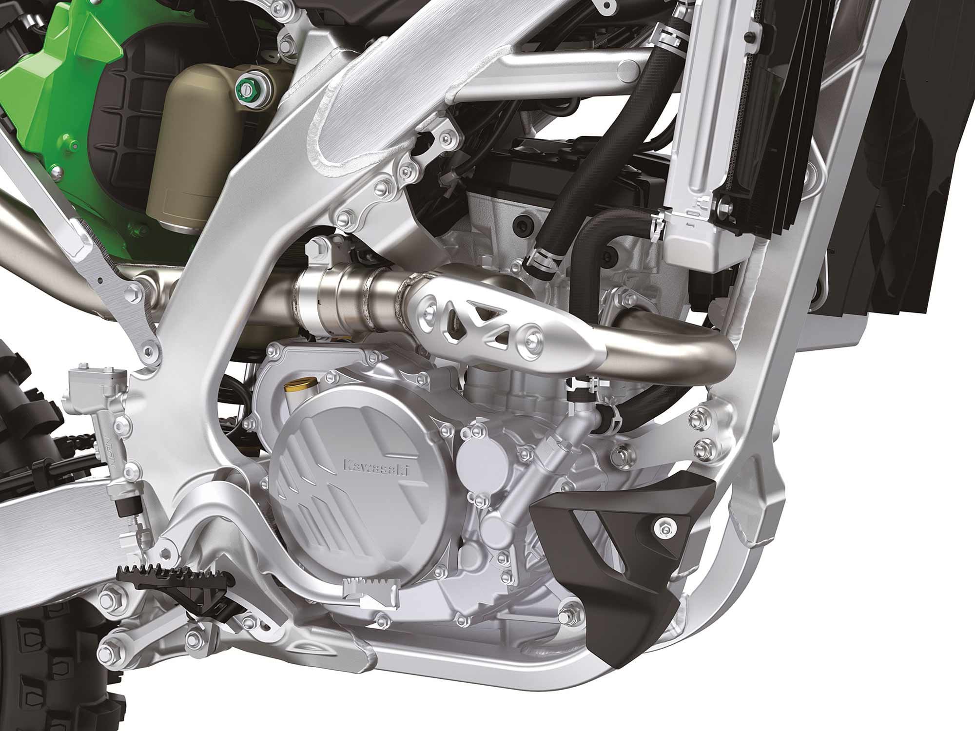 The revised 249 cc engine will provide better power across the entire rev range.