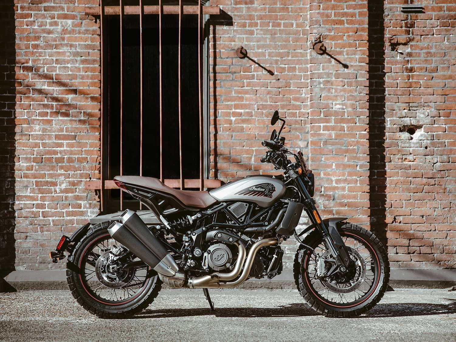 Like before, Indian continues to offer a Rally model with a scrambler-specific riding focus.