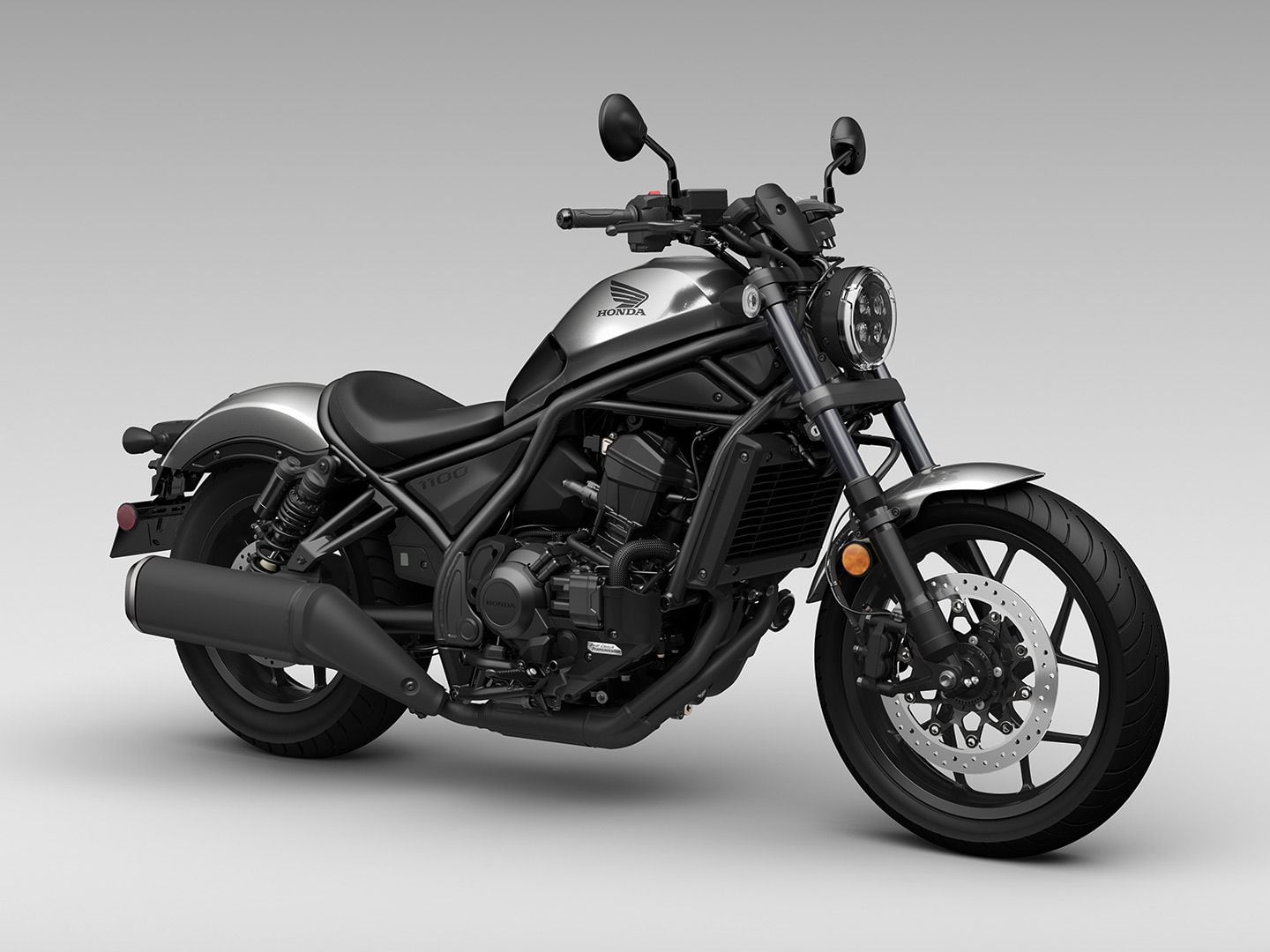 Cruising is even more relaxed when you get Honda's DCT version of the Rebel 1100.