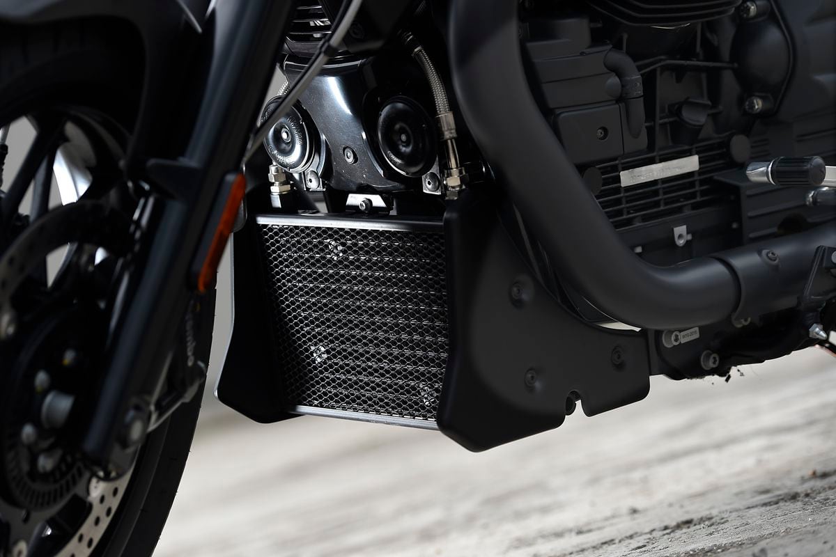 RS Motorcycle Solutions - Porte-bagages arrière convient à Moto Guzzi Audace