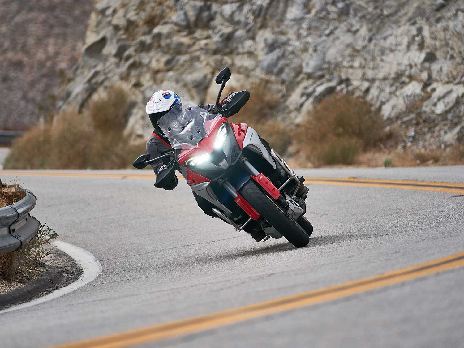 Touring is way more entertaining aboard the 2021 Ducati Multistrada V4 S. It’s as rich in character as it is fast, and a worthy option for sport-minded adventure riders.