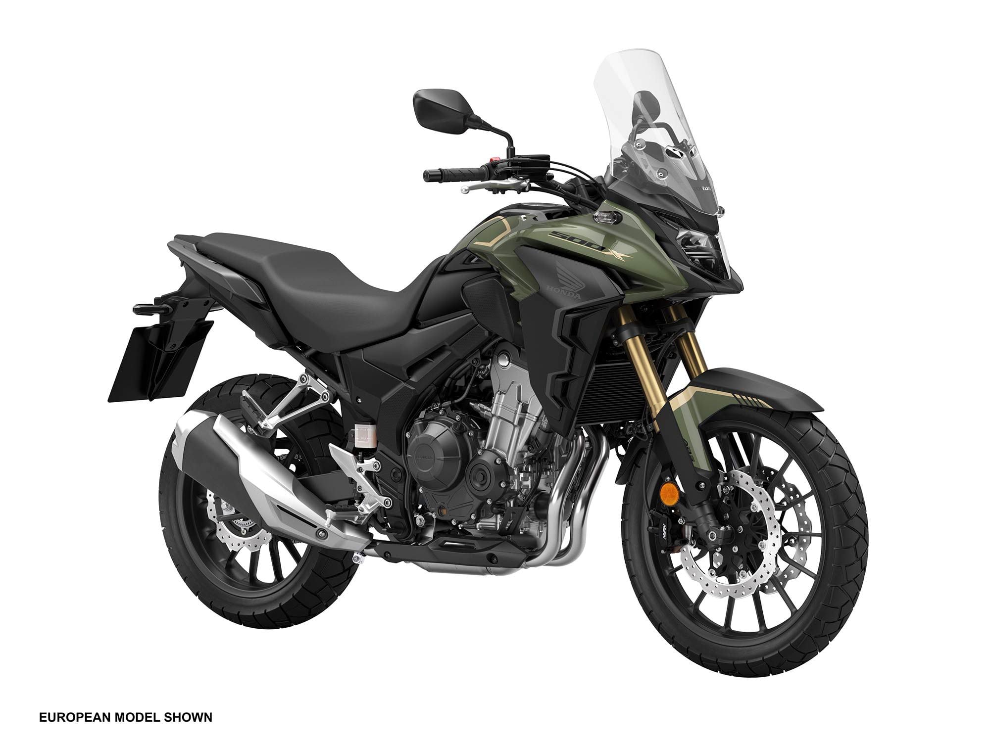 The 2022 Honda CB500X gets upgraded suspension and braking kit.