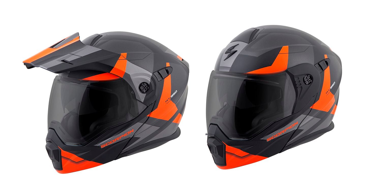 india scorpion at 950 helmet Scorpion Introduces New EXO-AT950 Modular Adventure Touring ADV Helmet
