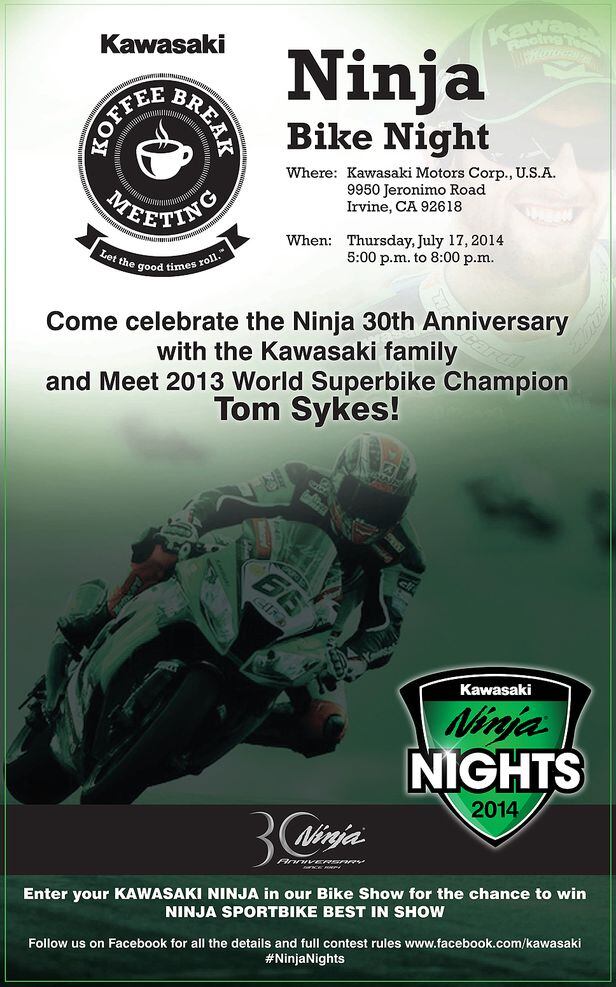 Ninja Bike Night At Kawasaki USA - Motorcyclist Magazine Up To