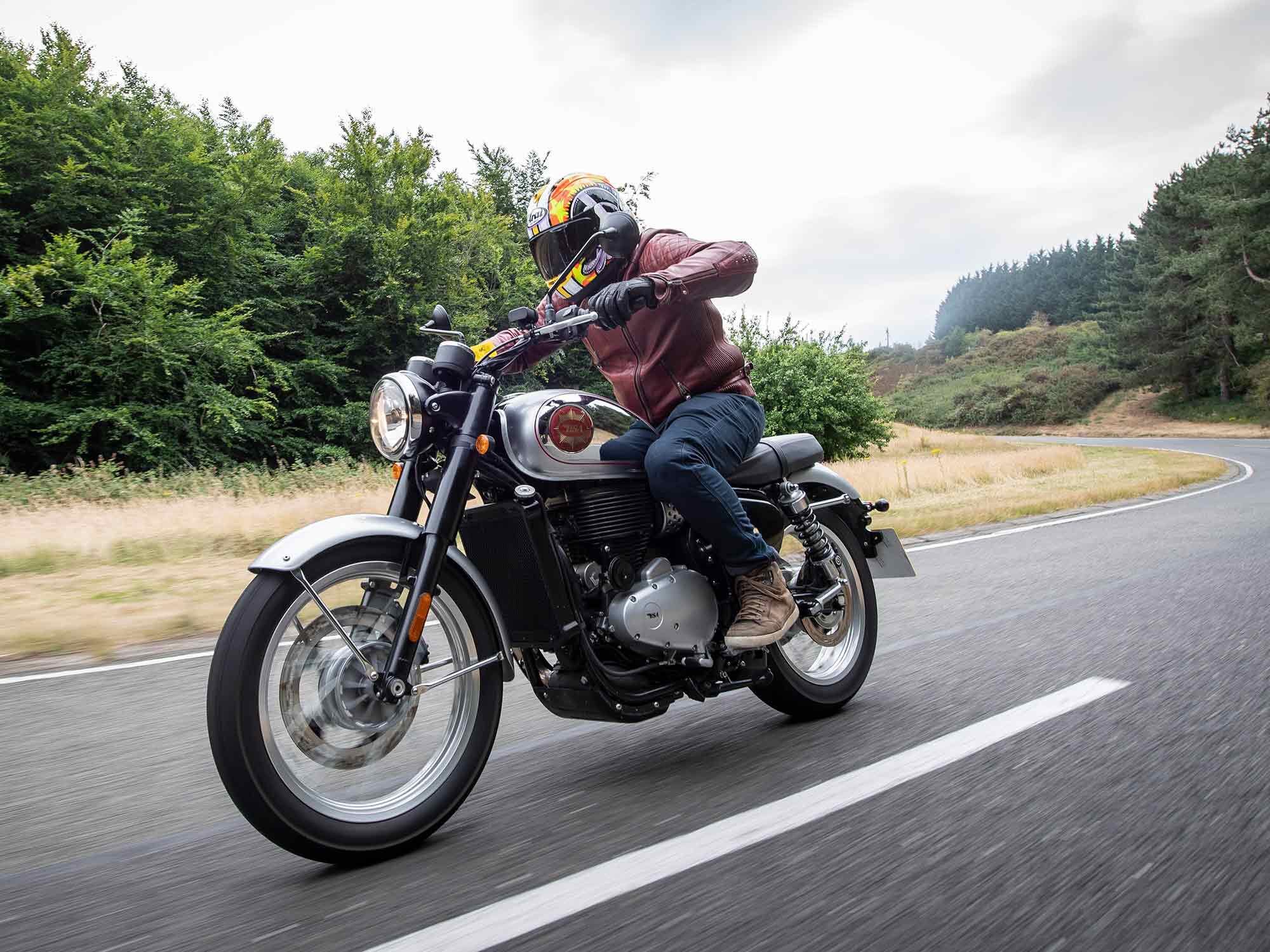 <i>Motorcyclist</i>’s test ride was conducted at the Millbrook Proving Ground near London, and while the test facility has the appearance of a real UK road (it’s where James Bond rolled his Aston Martin in <i>Casino Royale</i>!).