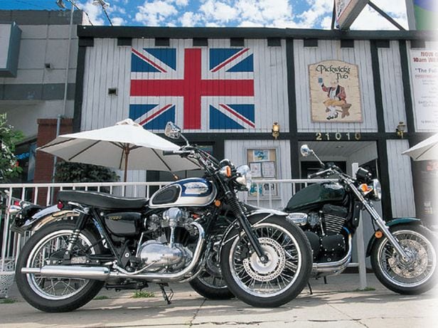Kawasaki W650 And Triumph Legend TT | Retro-Activity | Motorcyclist