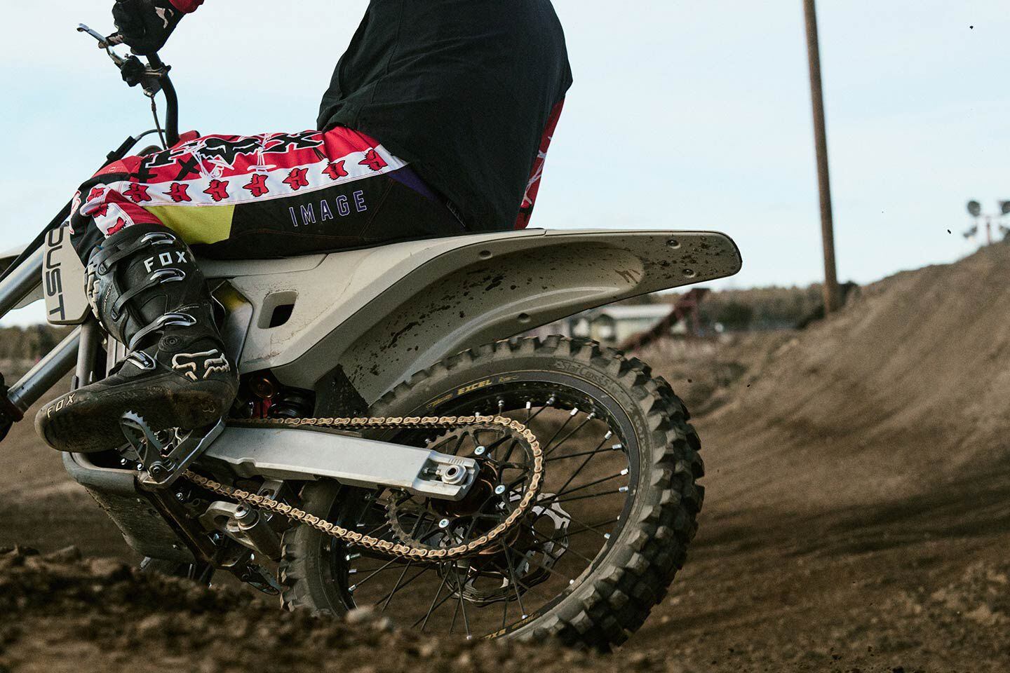 Look ma, no pipe. The Dust Moto Model_1 during testing.