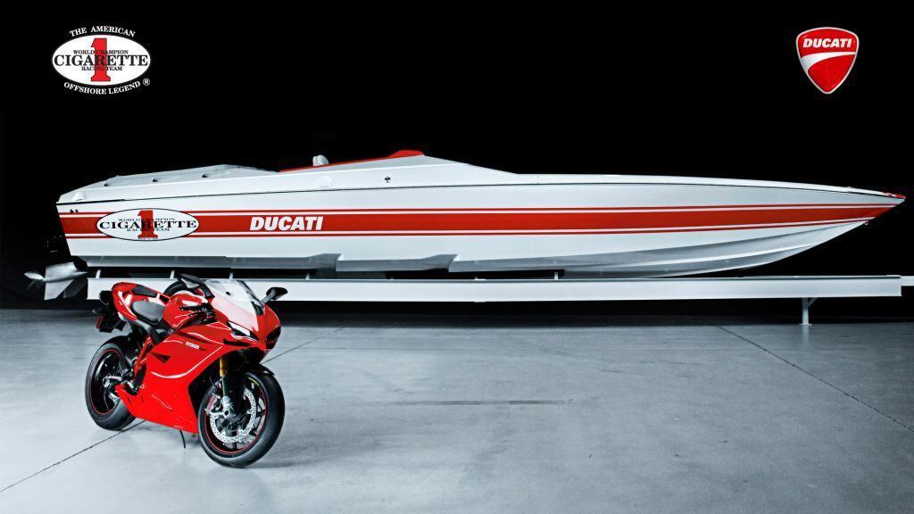 cigarette racing 42x Cigarette Racing Team and Ducati Unveil the 42X Ducati Edition Racing Boat