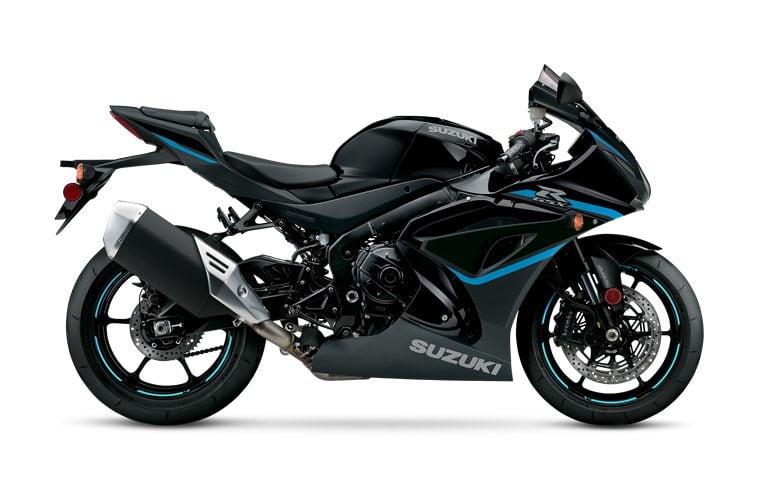 The 2024 GSX-R1000 can also be had in the returning Metallic Matte Black color. MSRP is $16,349