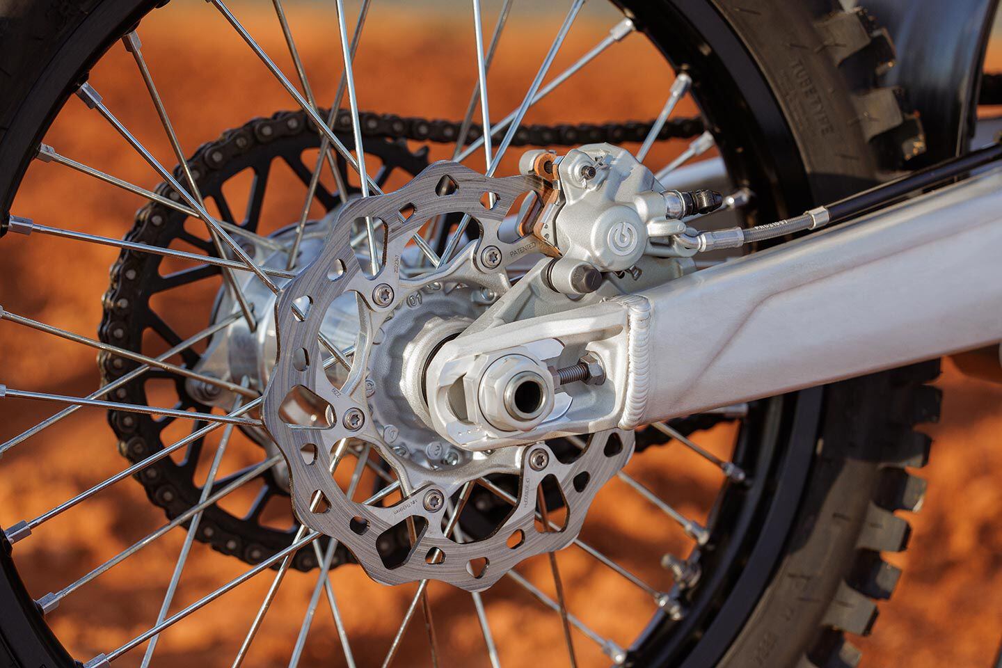Brembo braking kit comes standard front and rear.