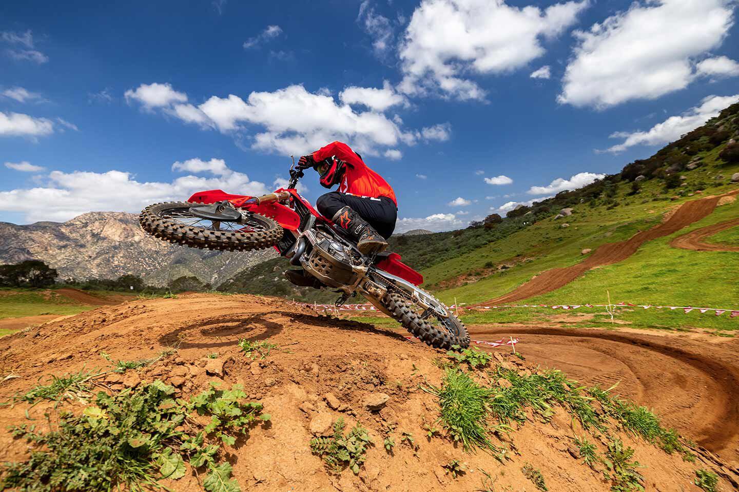 Honda benefited from input from its successful HRC factory team riders in the development of the latest CRF450R.