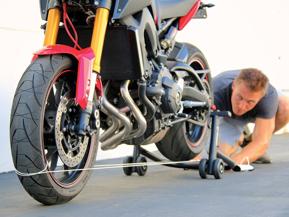 How To Check Motorcycle Wheel Alignment Motorcyclist