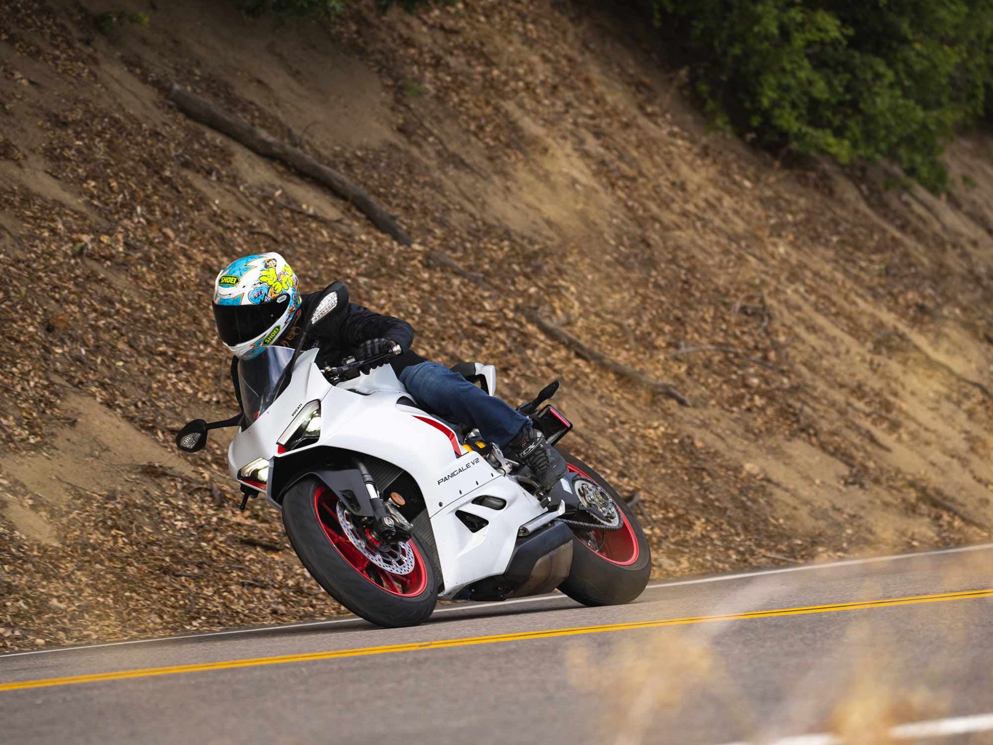 The Panigale V2 certainly can’t be called cheap with its $17,395 MSRP.